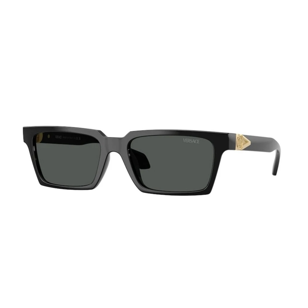 Versace Men's Black Ve4490u Sunglasses - Sunglasses - 55 Mm - Accessories