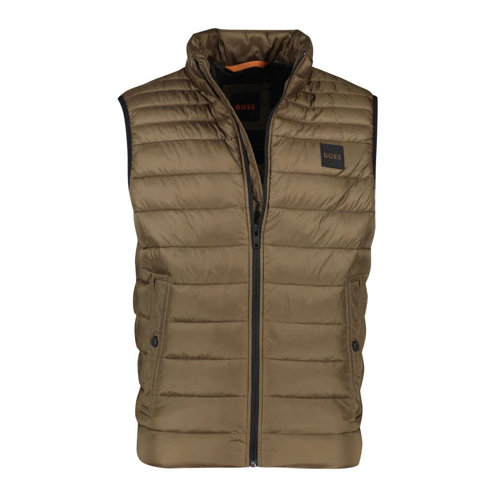 Hugo Boss Bruine Bodywarmer Vest Brown Heren