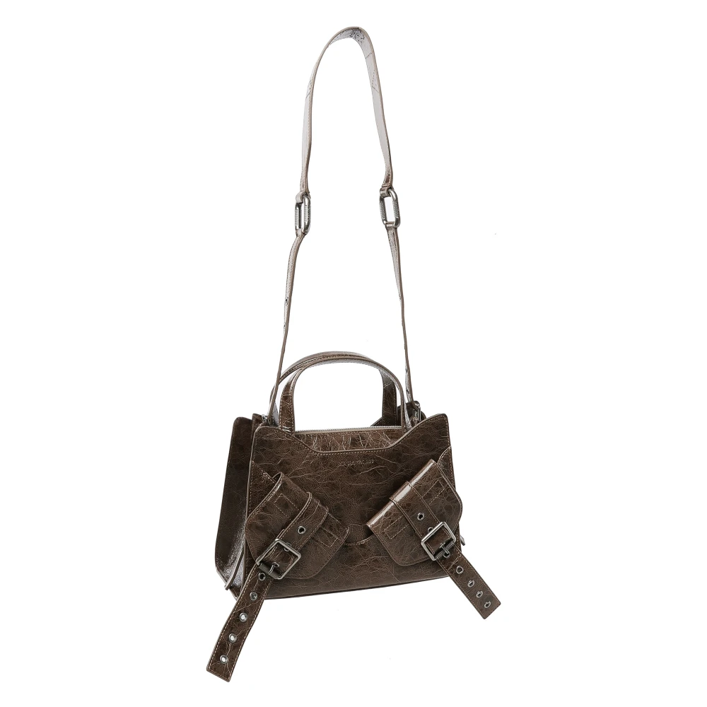 Biasia Vintage Bruine Schoudertas Brown Dames