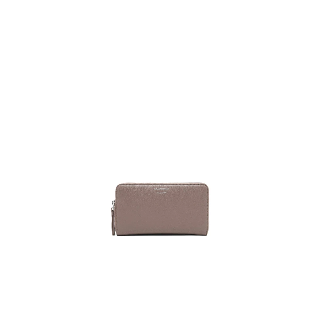 Emporio Armani Women's Beige Deer-Print Myea Wallet With Wrap-Around Zip