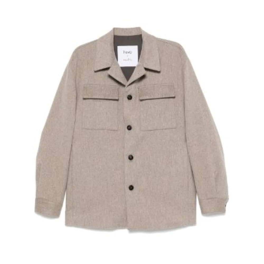 Hevo Stijlvolle Winterjas voor Vrouwen Gray Heren