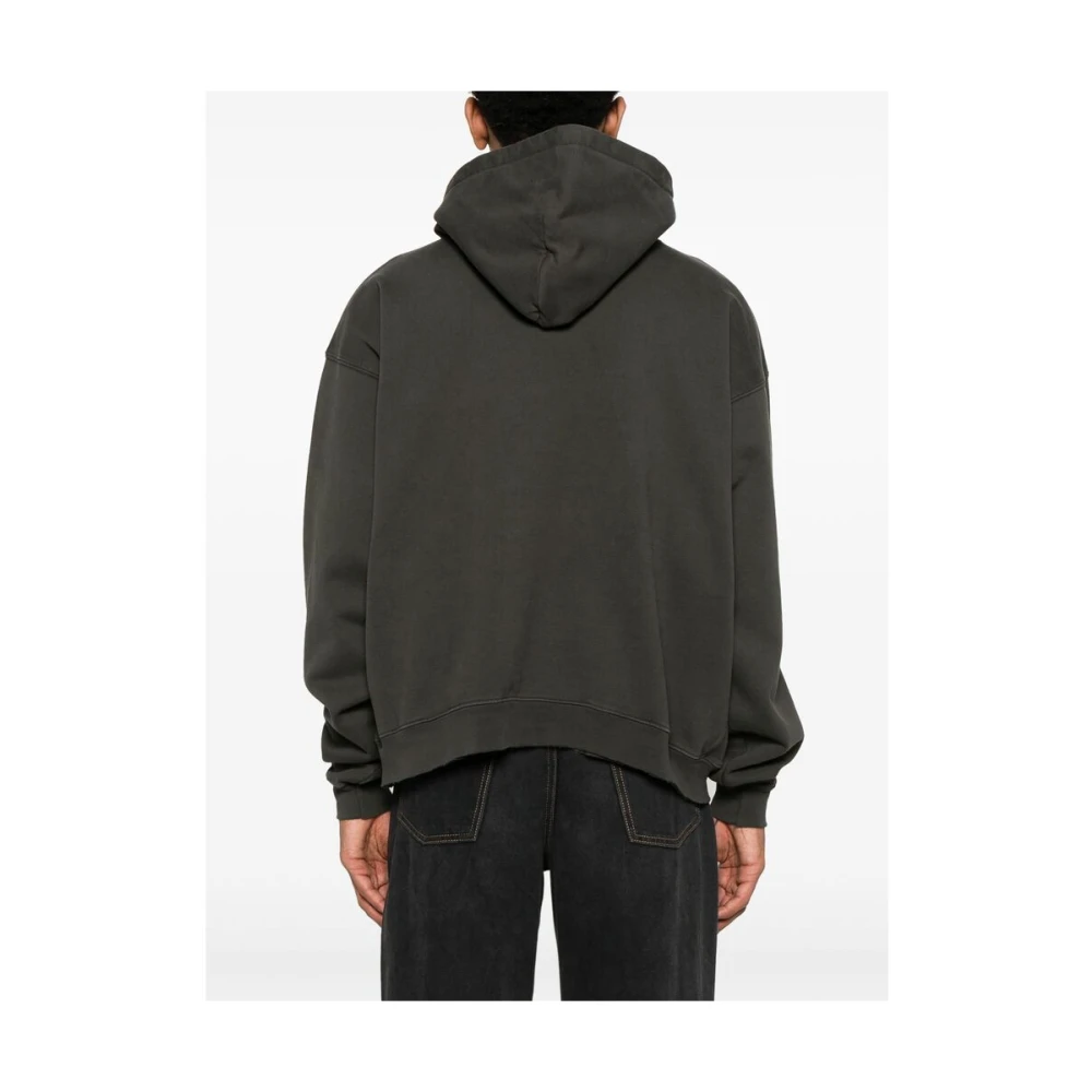 Gallery Dept. Antraciet hoodie met logoprint Gray Heren