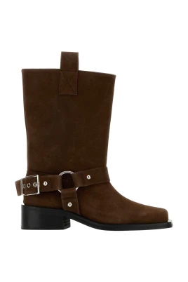 Mid Shaft Biker Boot