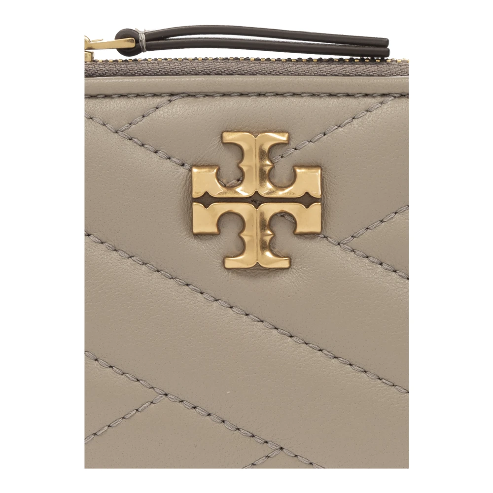 TORY BURCH Portemonnee met logo Gray Dames