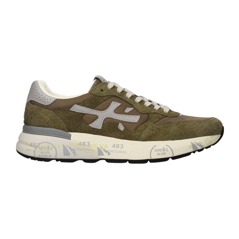Premiata Men's Green Sneakers, 6 Uk, Mick 8271
