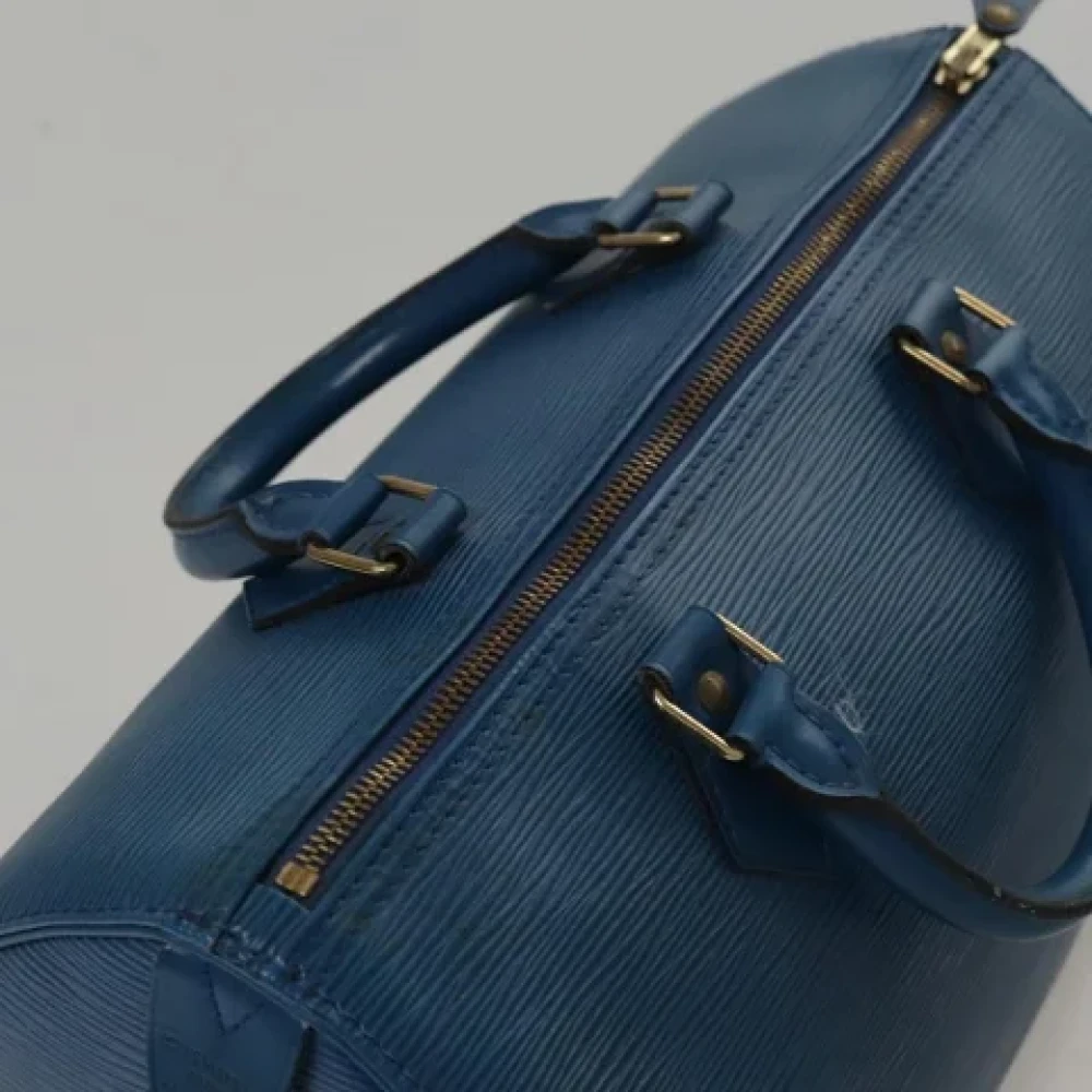 Louis Vuitton Vintage Pre-owned Leather handbags Blue Dames