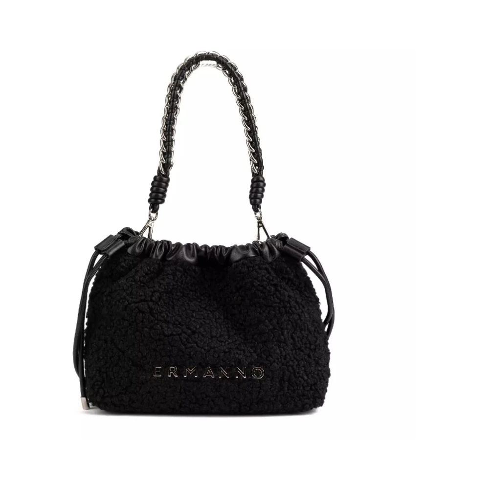 Ermanno Scervino Kleine Hobo Spencer Bont Handtas Black Dames