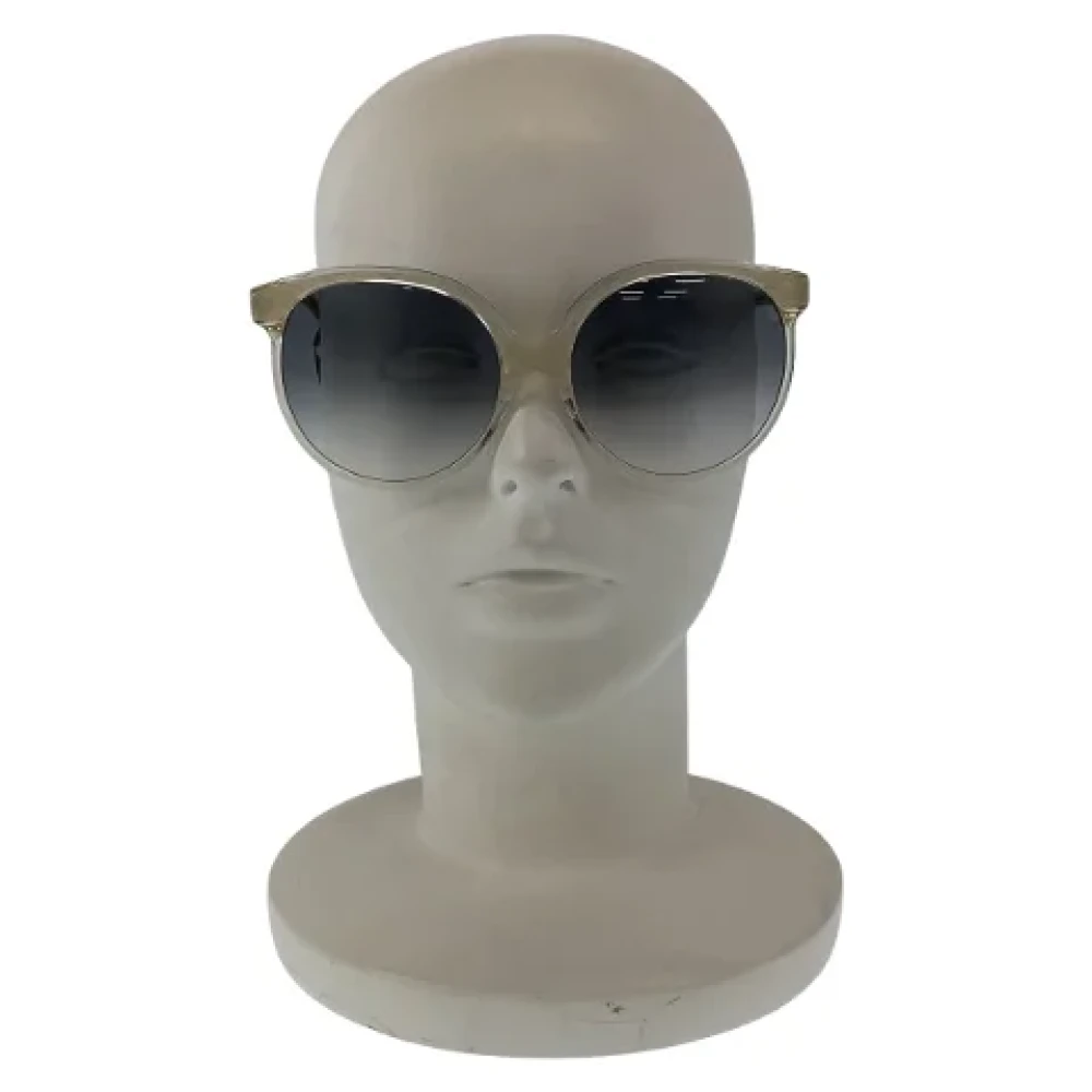 Chloé Pre-owned Plastic sunglasses Beige Dames