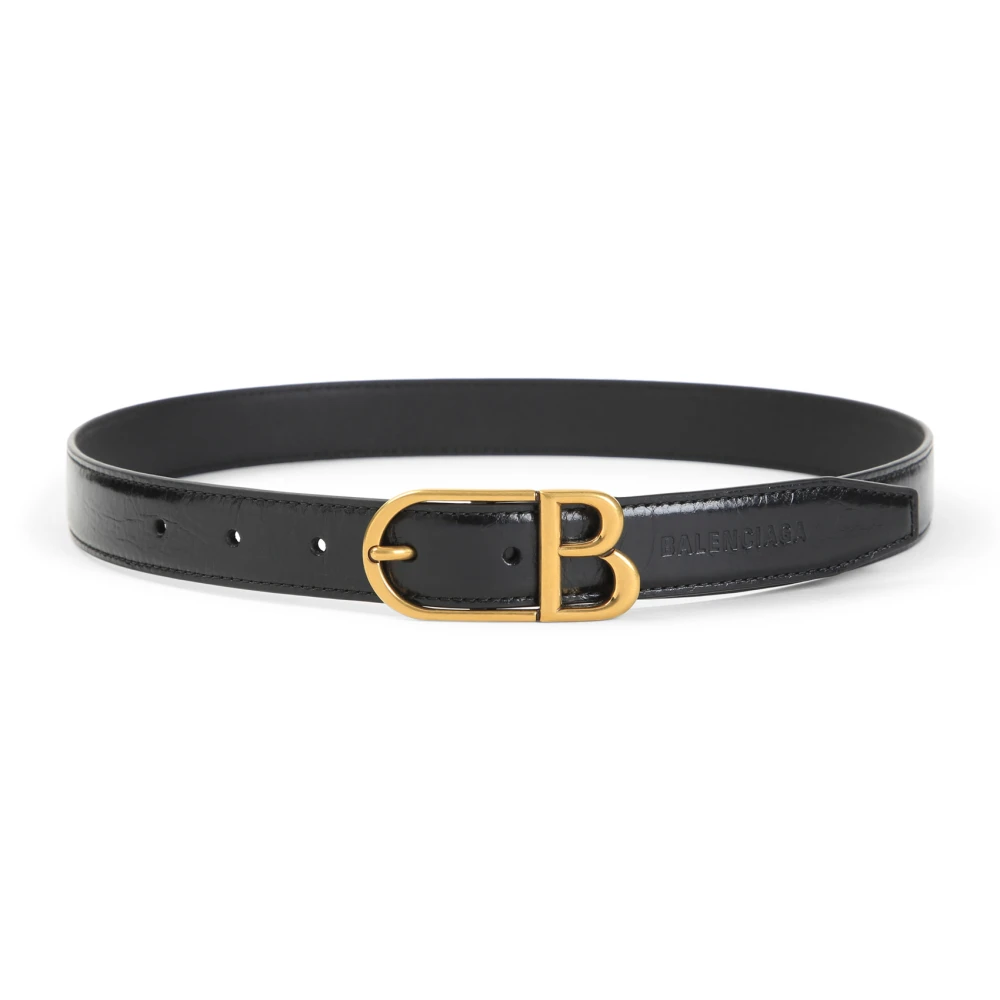Balenciaga Zwart Classic B Riem Black Dames