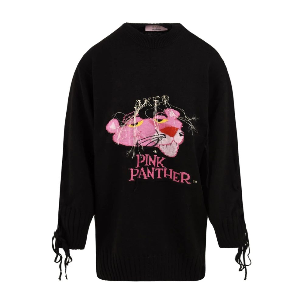 Akep Zwarte Sweater Model Mgkd08006 02 Black Dames