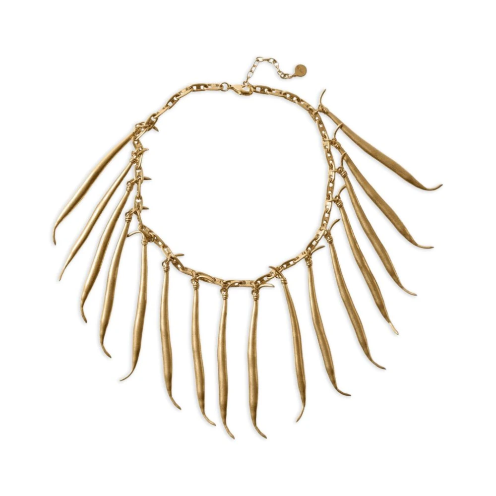 Jacquemus Yellow Necklaces, Female, One Size, Le Collier Haricots Necklace