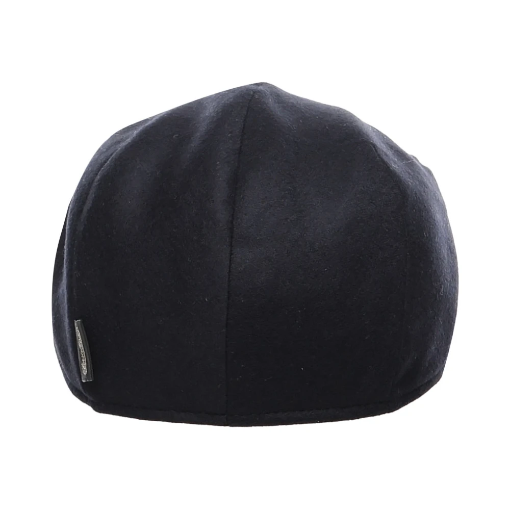 Borsalino Zwarte wollen eendenhoed Black Unisex