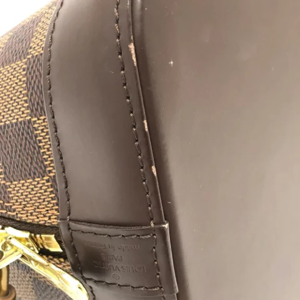 Louis Vuitton Vintage Pre-owned Cotton louis-vuitton-bags Brown Dames