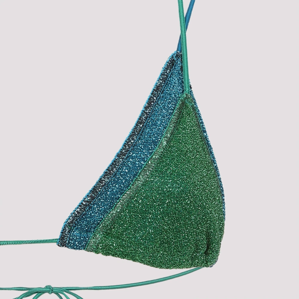 Oseree Bicolor Double Kini Badpak Green Dames