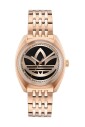montre-analogique-en-acier-inoxydable-multicolore-a-quartz
