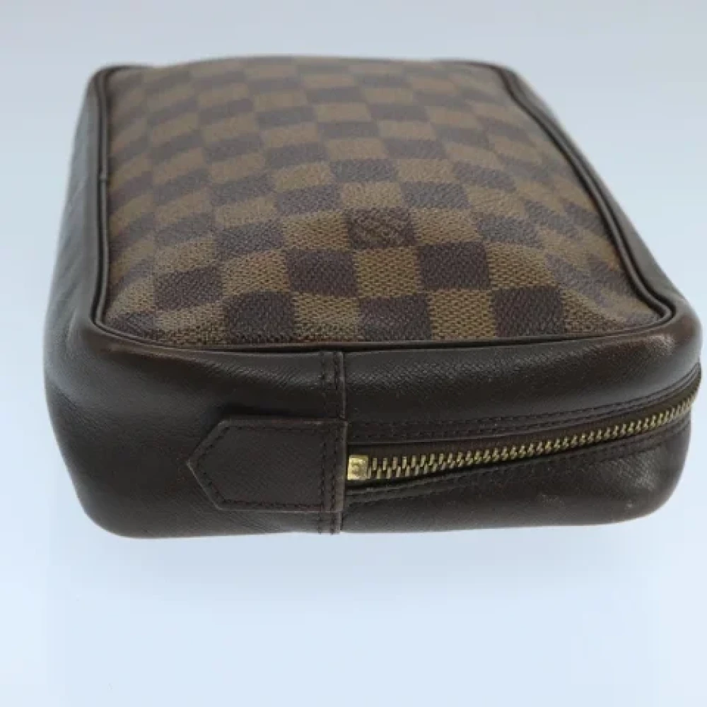Louis Vuitton Vintage Pre-owned Canvas clutches Brown Dames