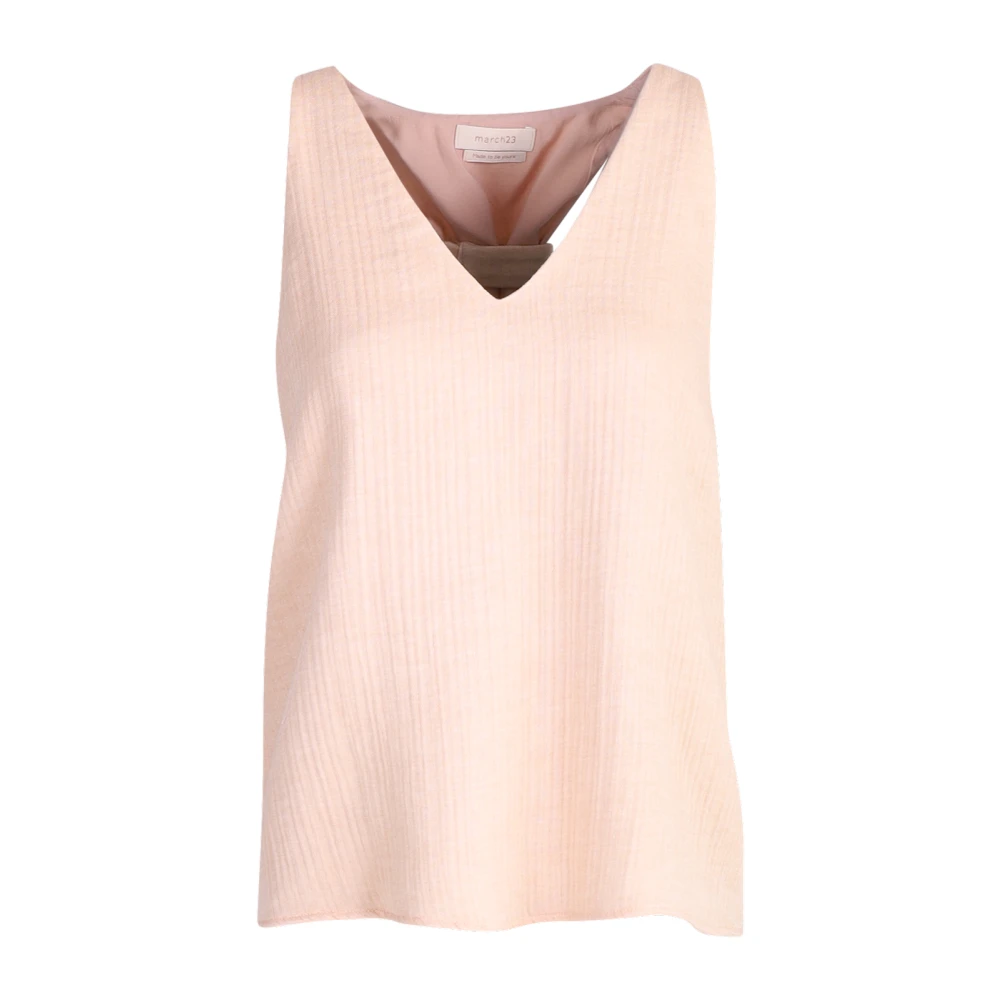 March23 Sleeveless Tops Pink Dames