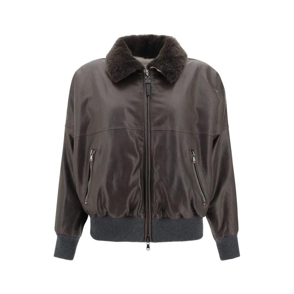Jackets > Bomber Jackets - - Brunello Cucinelli - Modalova