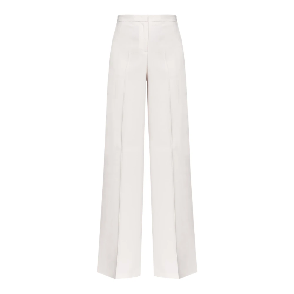 Pinko Wide Trousers White Dames