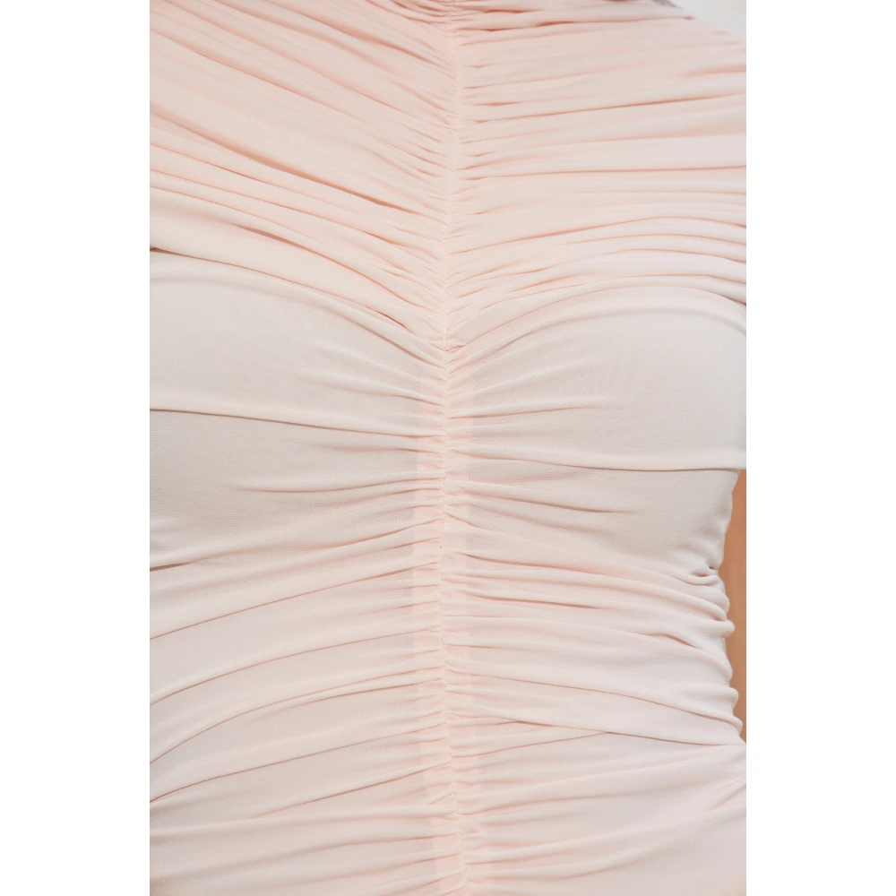 Alaïa Gedrapeerde Jurk Pink Dames