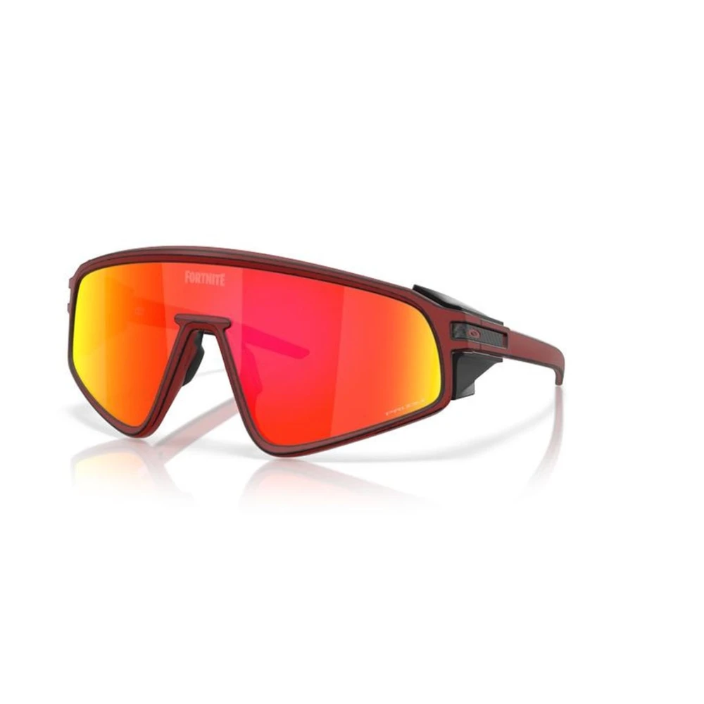 Oakley Red Sunglasses, Unisex, 35 Mm, Latch Panel