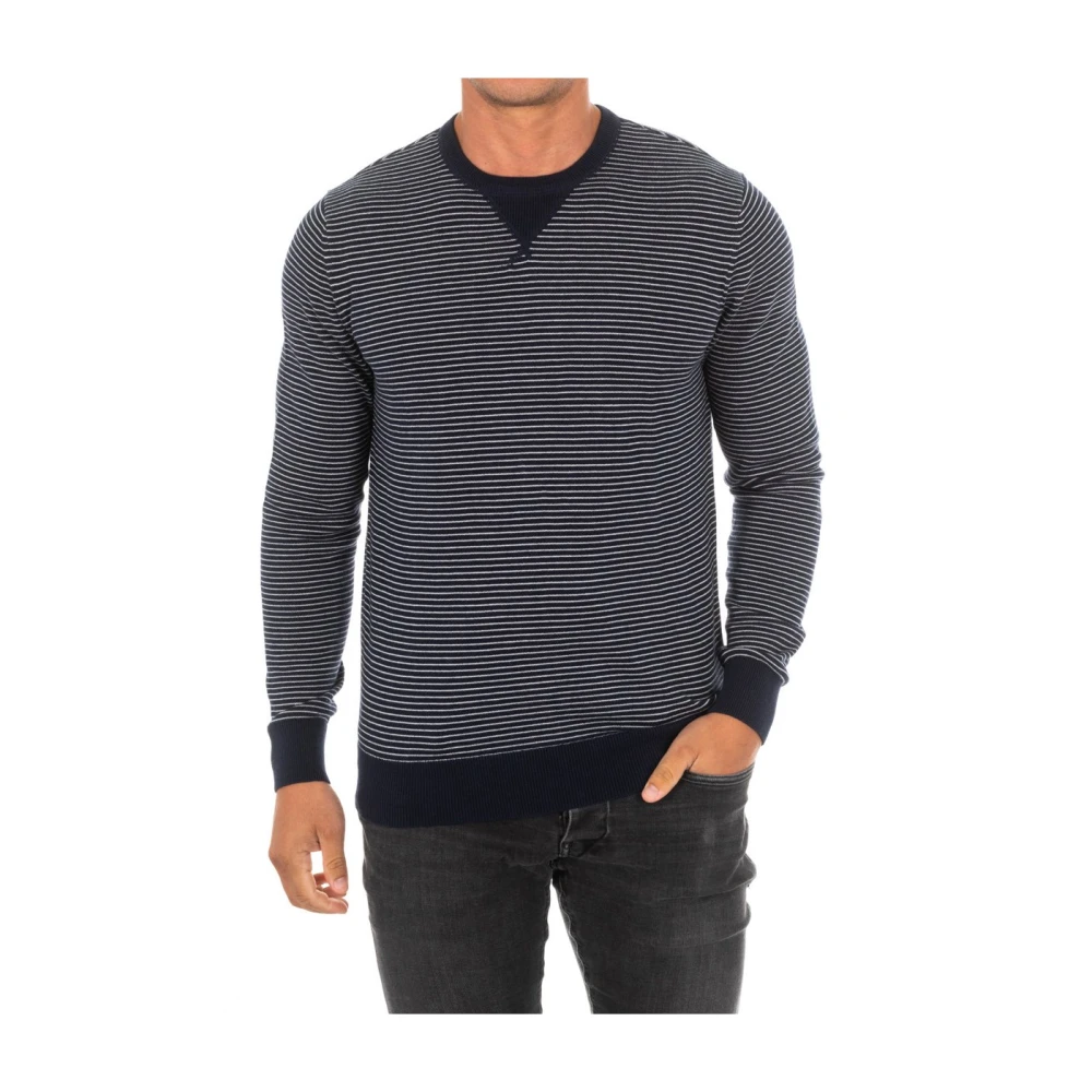 Hackett Men's Gray Round-Neck Knitwear, 2XL, Round-Neck Knitwear