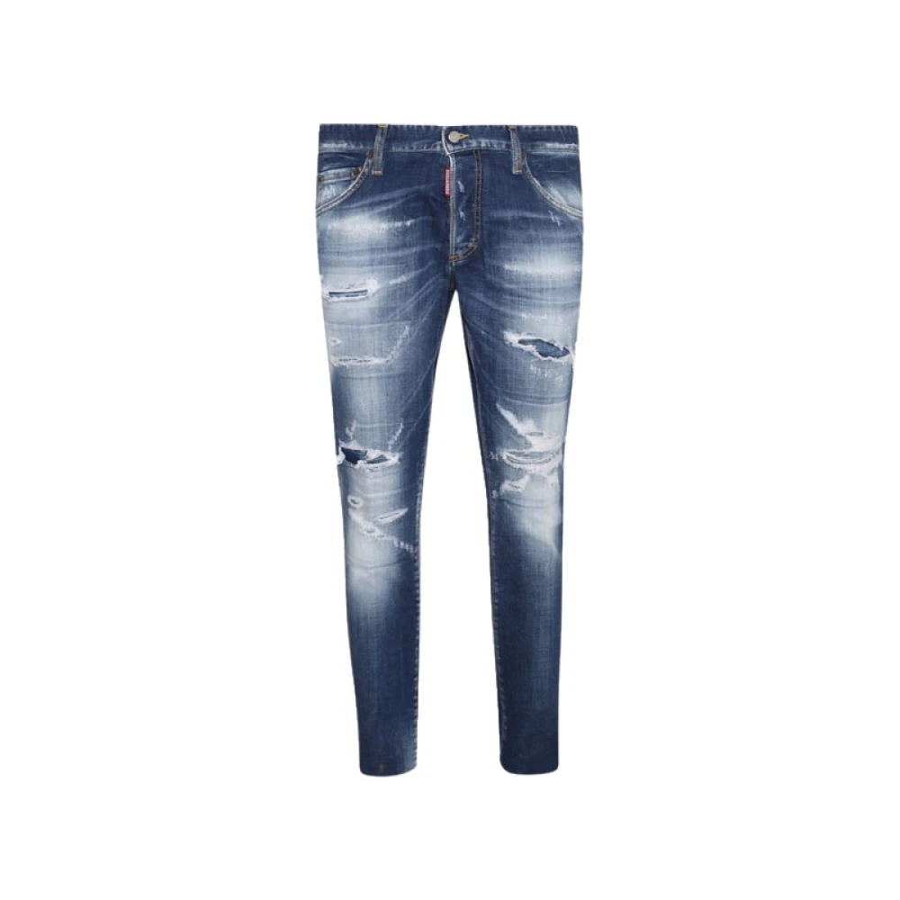 Dsquared2 Stijlvolle Jeans voor Mannen Blue Heren