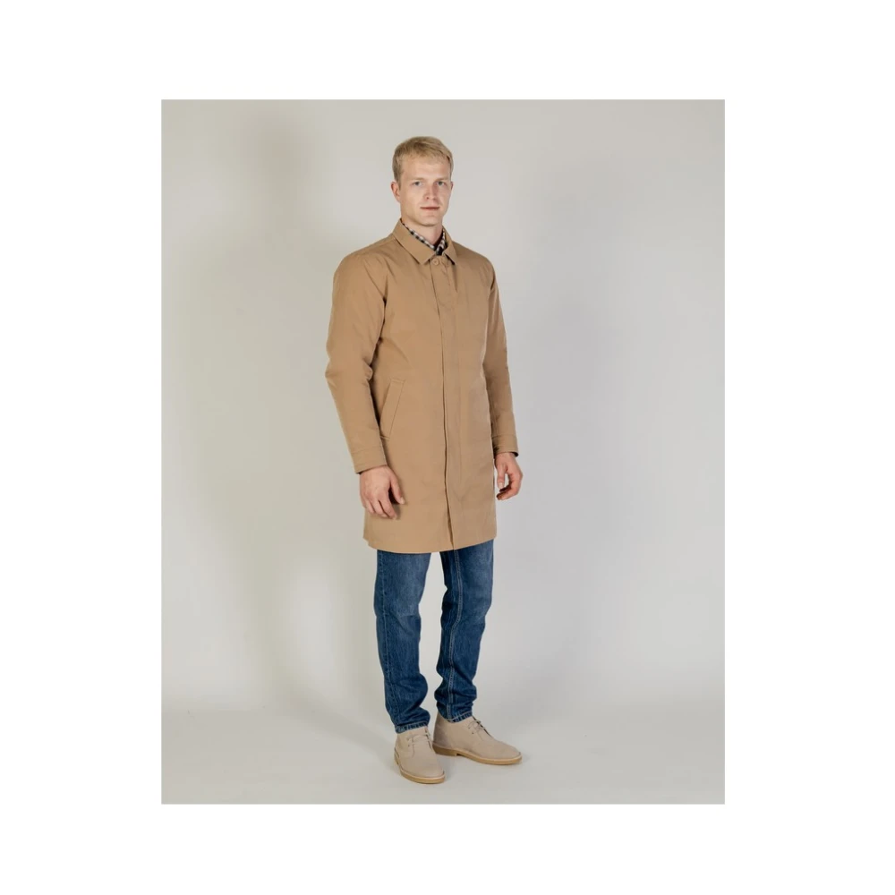 Aquascutum Gewatteerde Trenchcoat met PrimaLoft Beige Heren