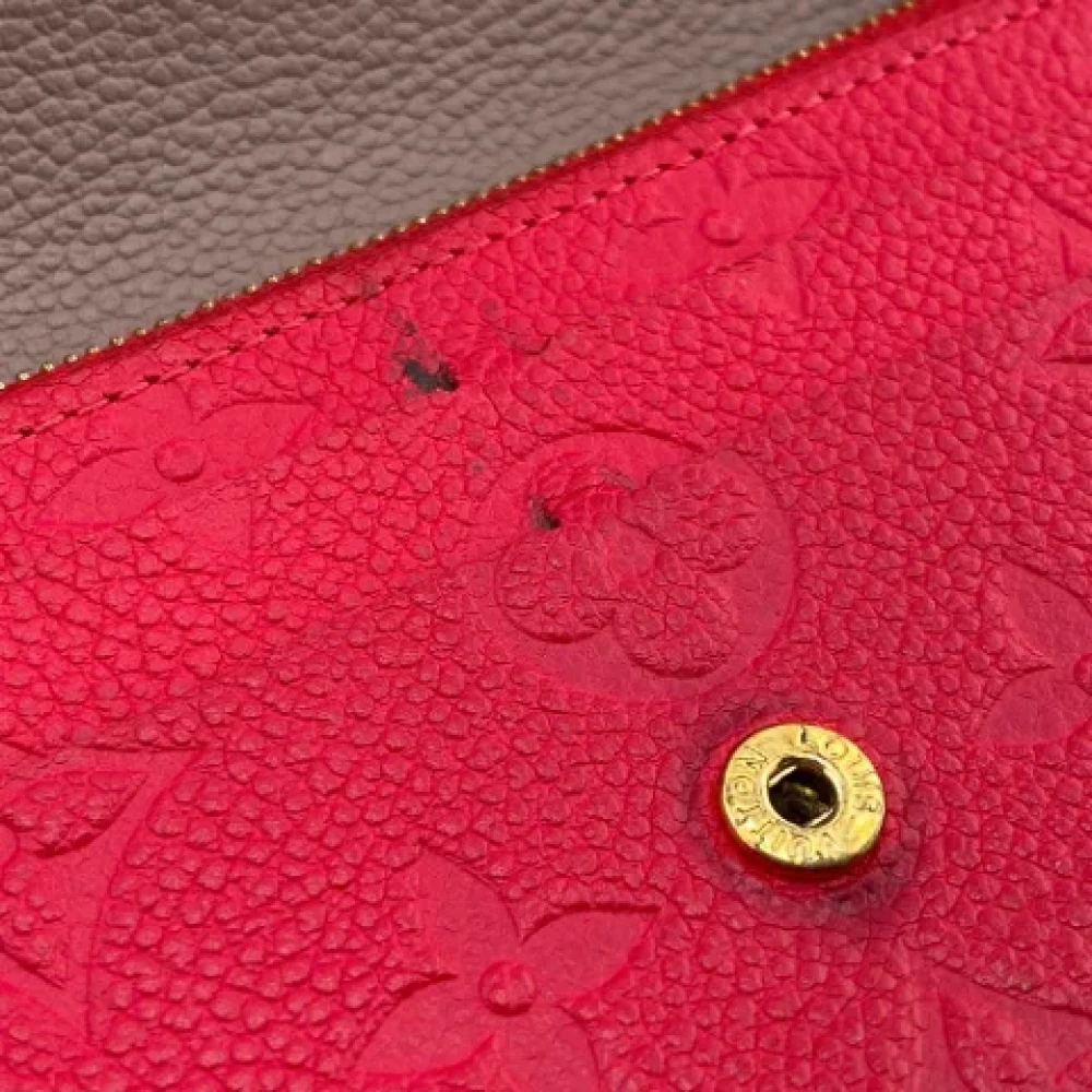 Louis Vuitton Vintage Pre-owned Leather wallets Pink Dames