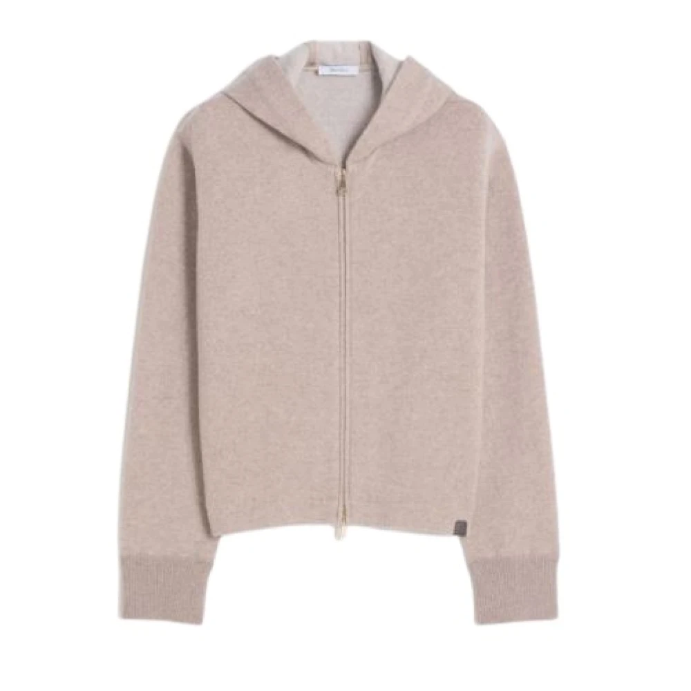 Max Mara Women's Beige Cashmere And Wool Jersey Sweatshirt