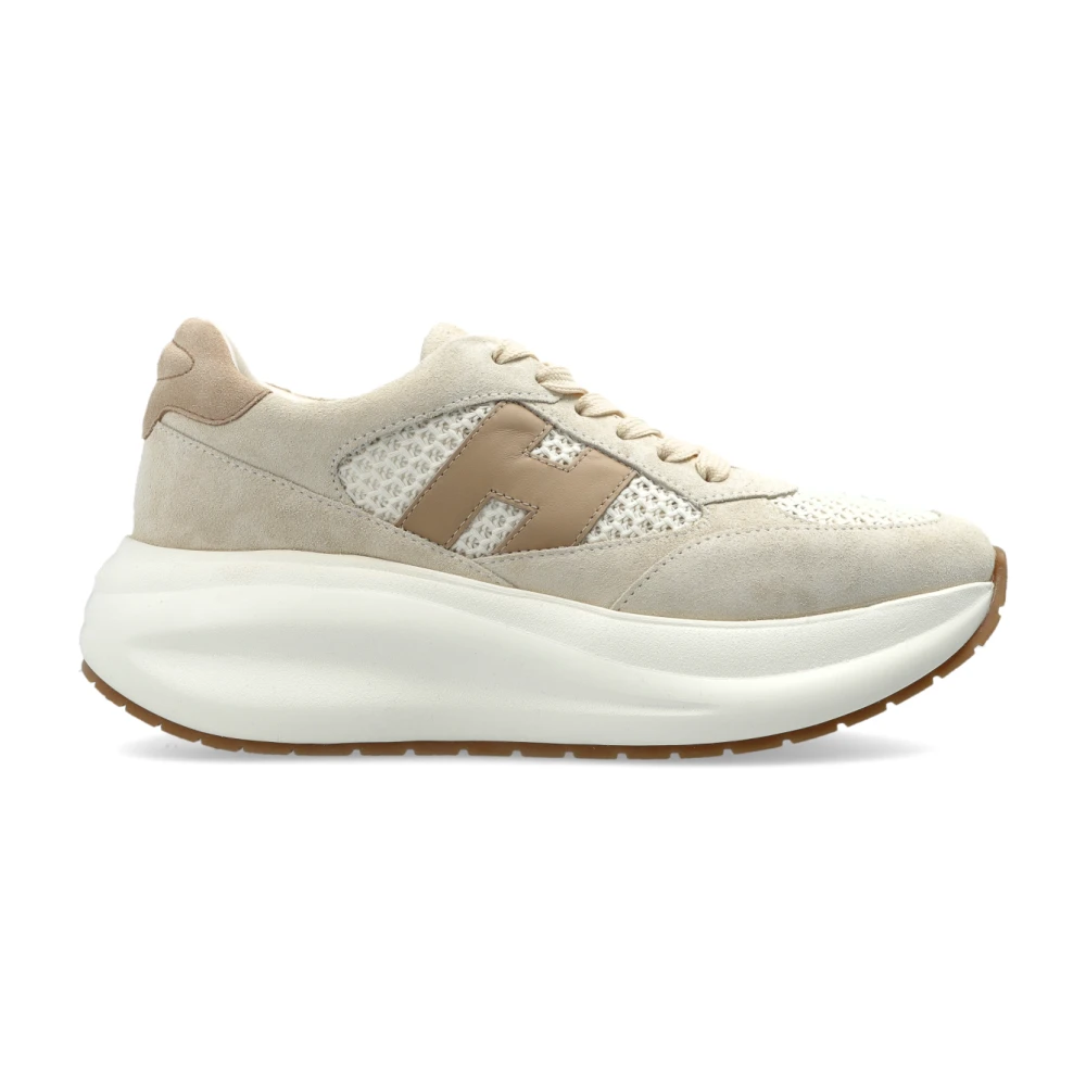 Hogan Women's Beige Sneakers, 7 Uk, H696 Sports Shoes