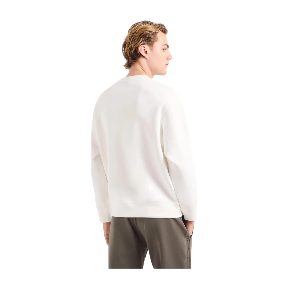 Emporio Armani Crewneck Sweatshirt White Heren