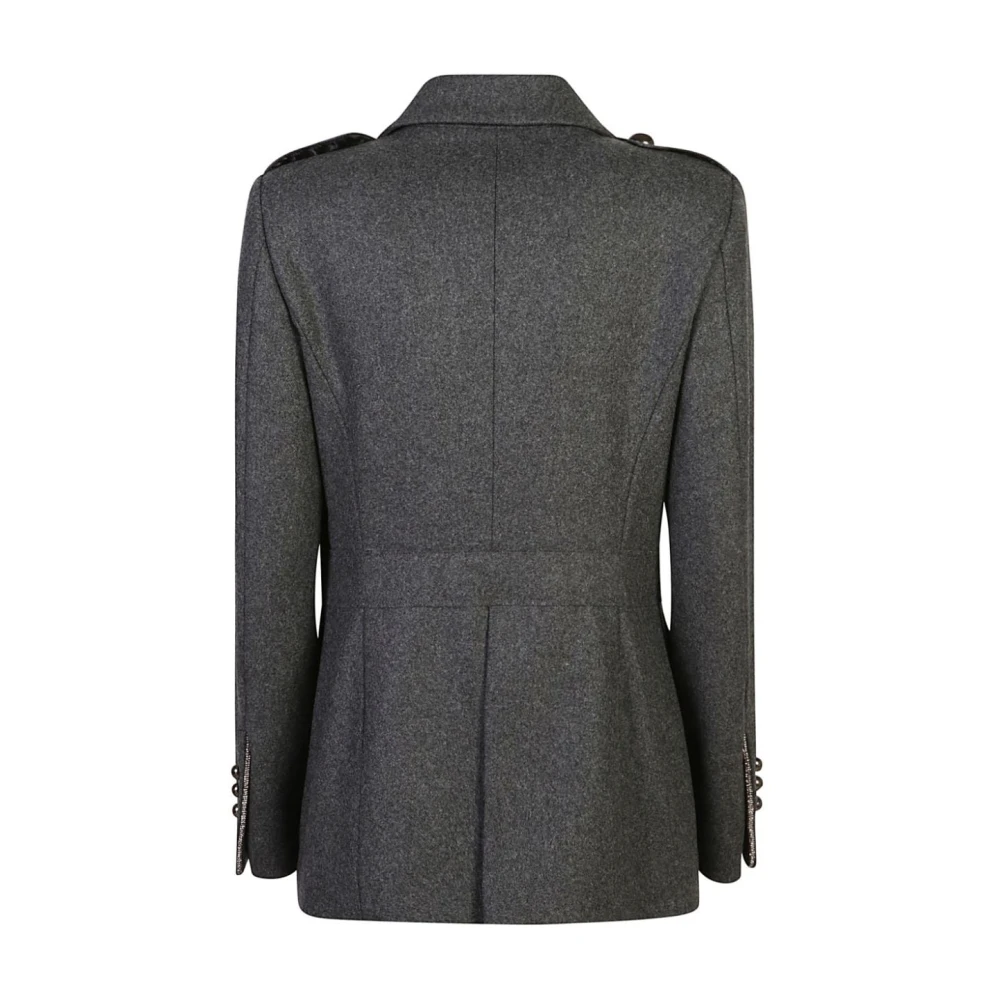 bazar deluxe Groene jassen met opstaande revers Gray Dames