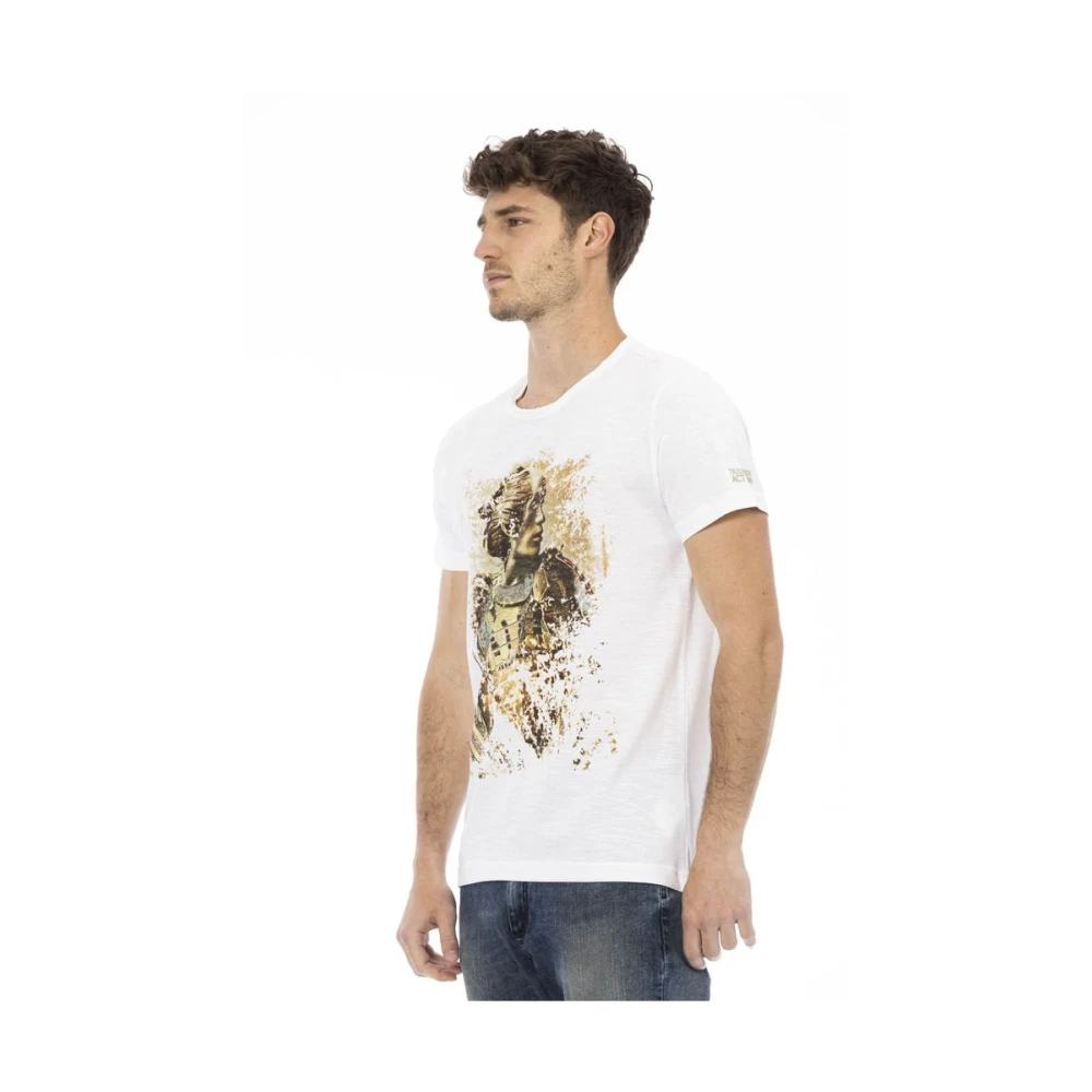 Trussardi Action T-shirt met ronde hals White Heren