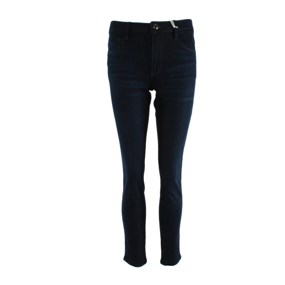 Guess Skinny Mid Rise Blauwe Jeans Vrouwen Blue Heren