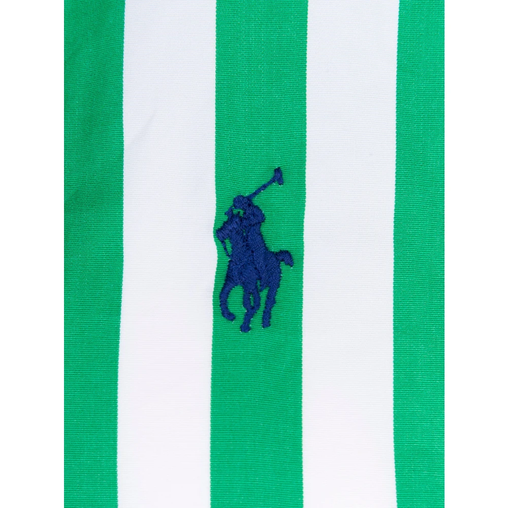 Polo Ralph Lauren Groen Wit Polo Shirt Green Heren