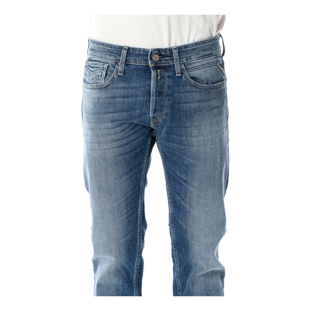 Replay Slim-fit Jeans Blue Heren