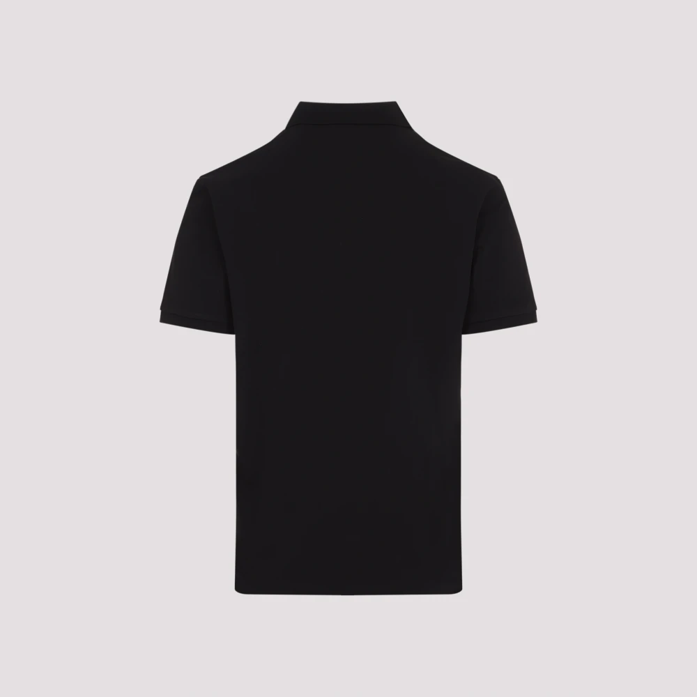 C.P. Company Zwarte Stretch Piquet Polo Shirt Black Heren