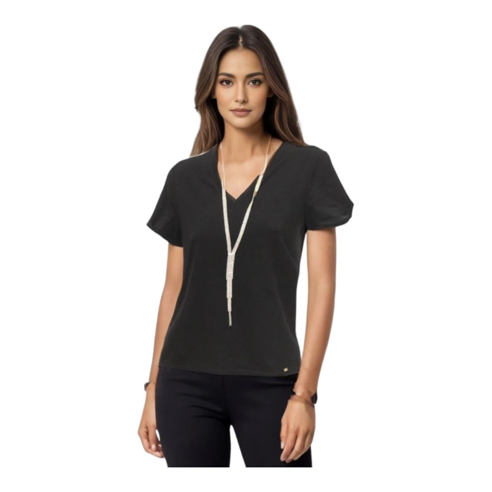 Gaudi Korte Mouw T-shirt White Dames