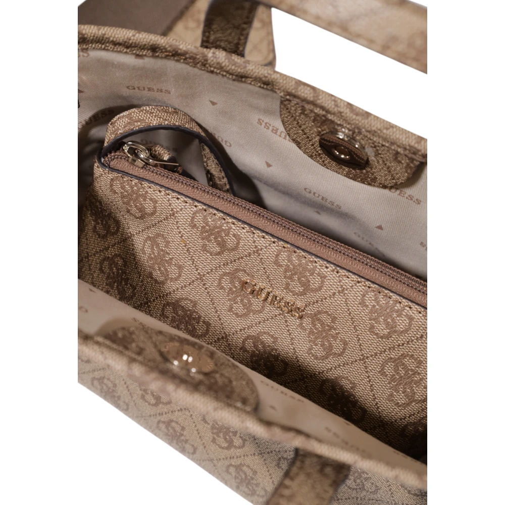 Guess Lente Zomer Dames Middelgrote Tas Collectie Beige Dames