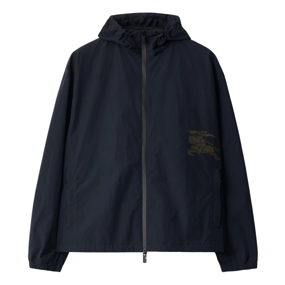 Burberry Indigo Anorak Jas Black Heren