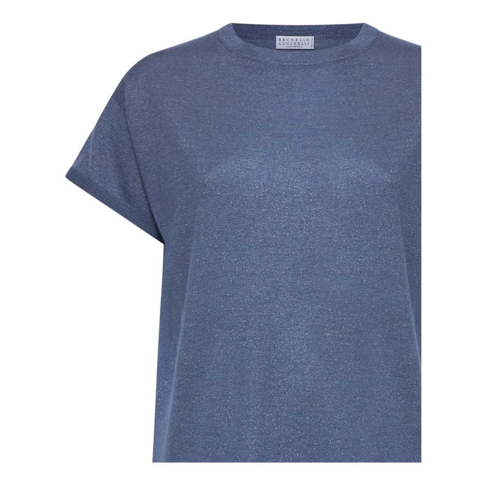 BRUNELLO CUCINELLI Blauwe Sweaters voor Mannen Blue Dames