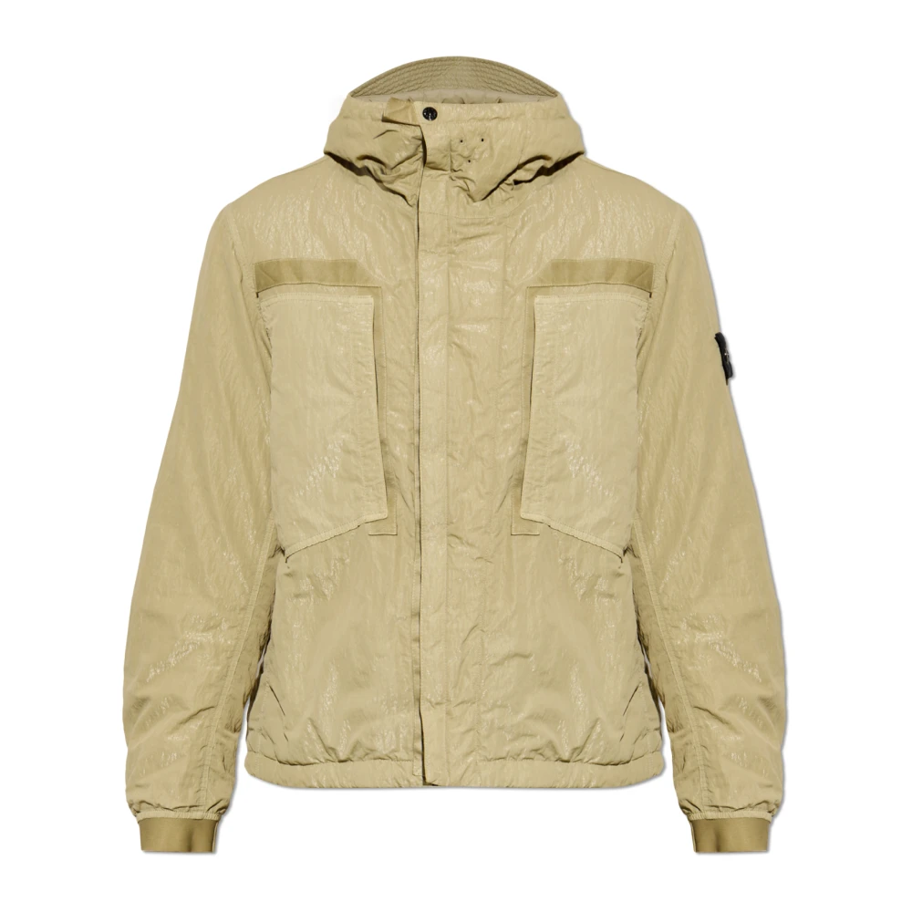 Stone Island Green Light Jackets, Male, M, Insulated Jacket