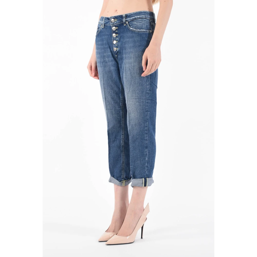 Dondup Cropped Jeans Blue Dames