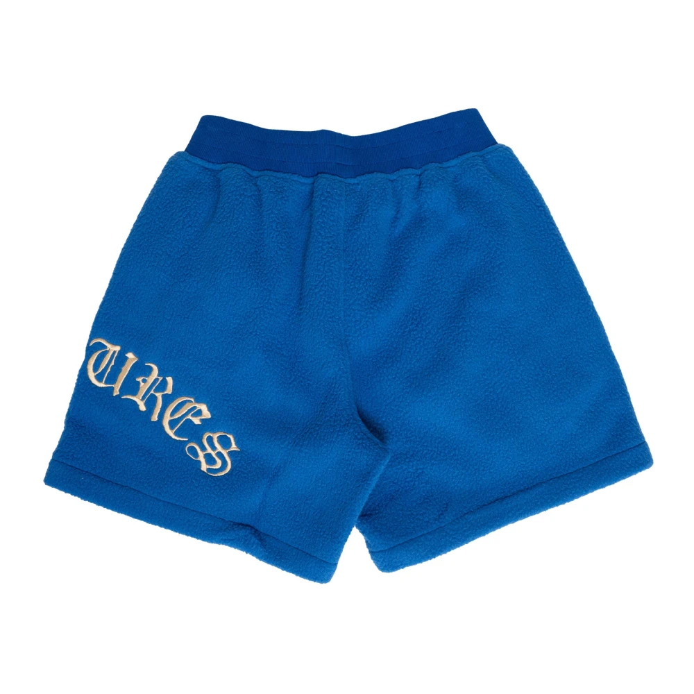 Pleasures Mars Sherpa Short Blue Heren