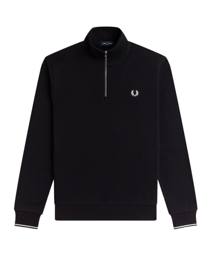 halv-zip-sweatshirt-med-rander-pa-ryggen