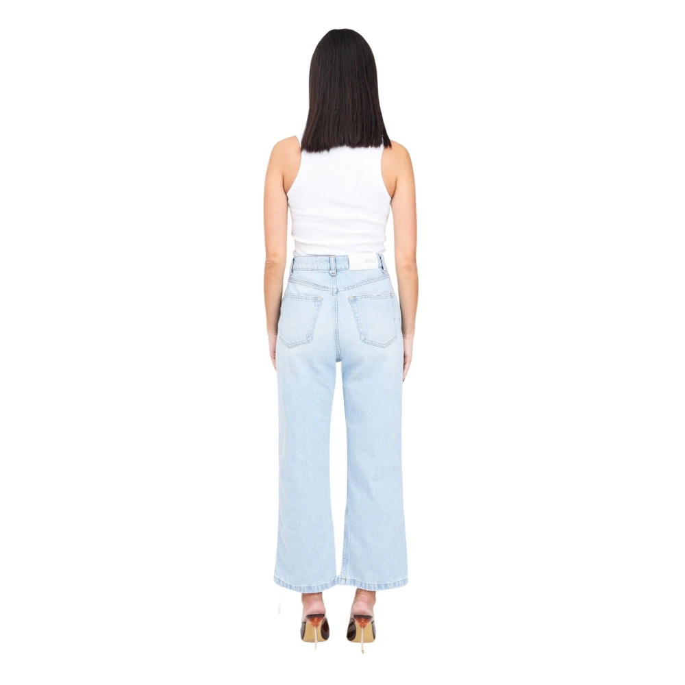 ViCOLO Cropped Jeans Blue Dames