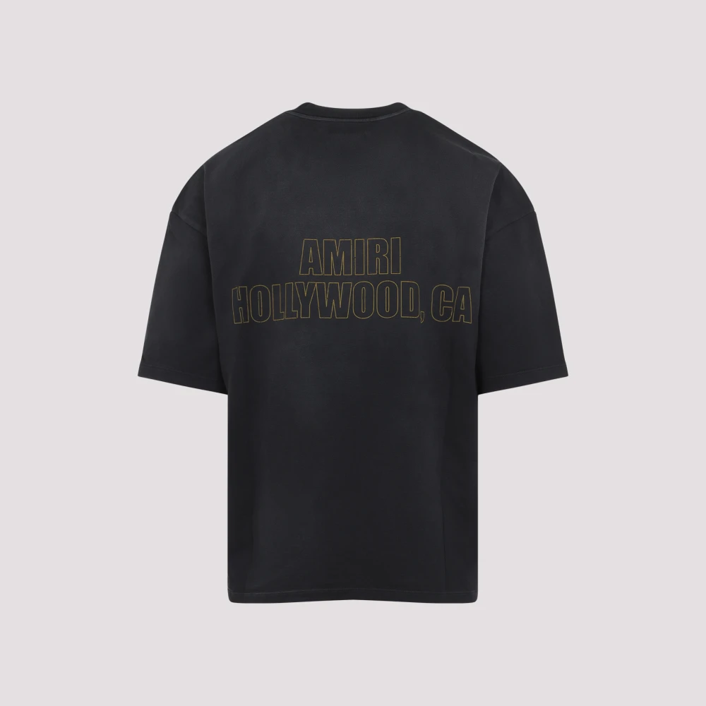 Amiri Vintage Eagle Oversized Tee Black Heren