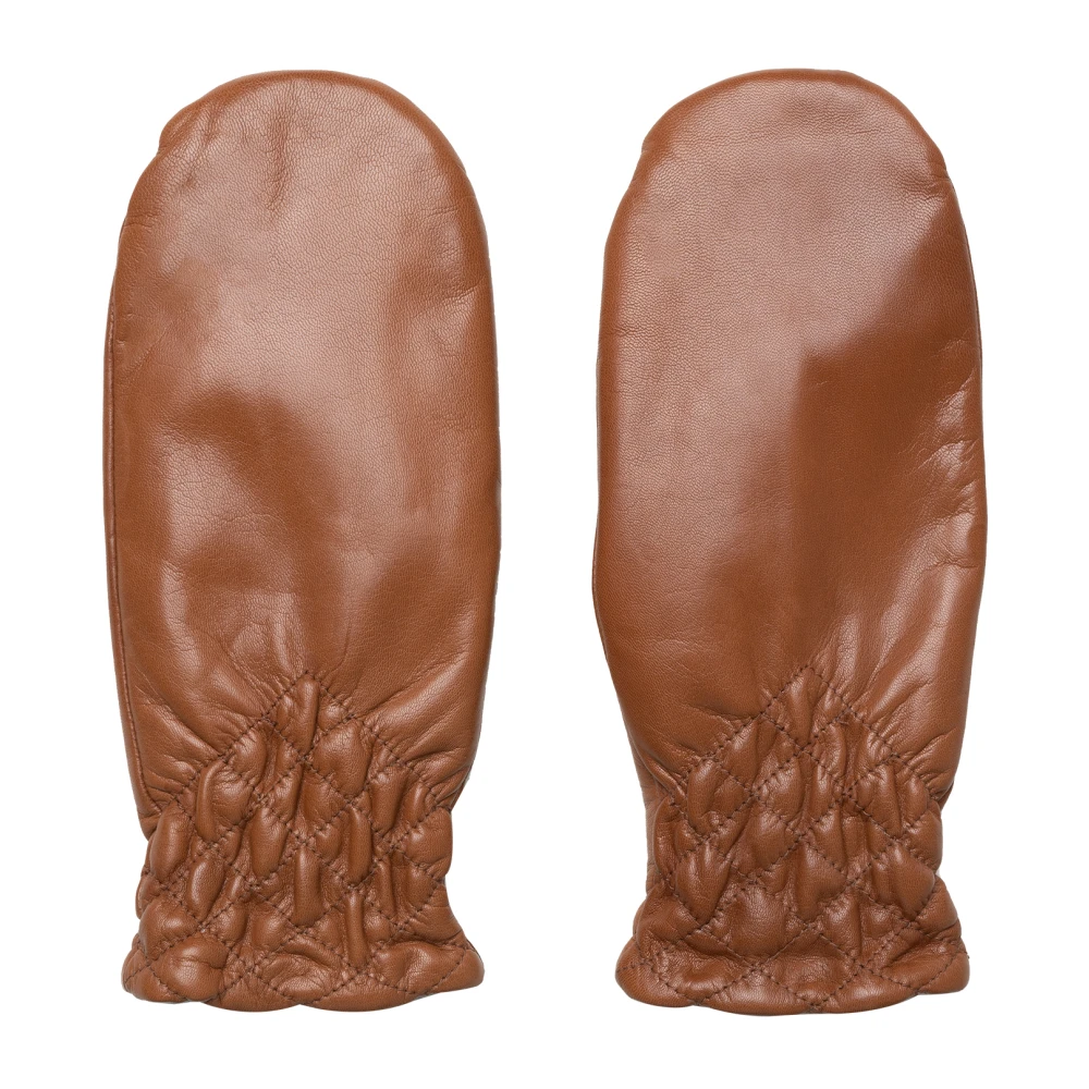 Re:designed Leren handschoenen voor vrouwen Brown Dames