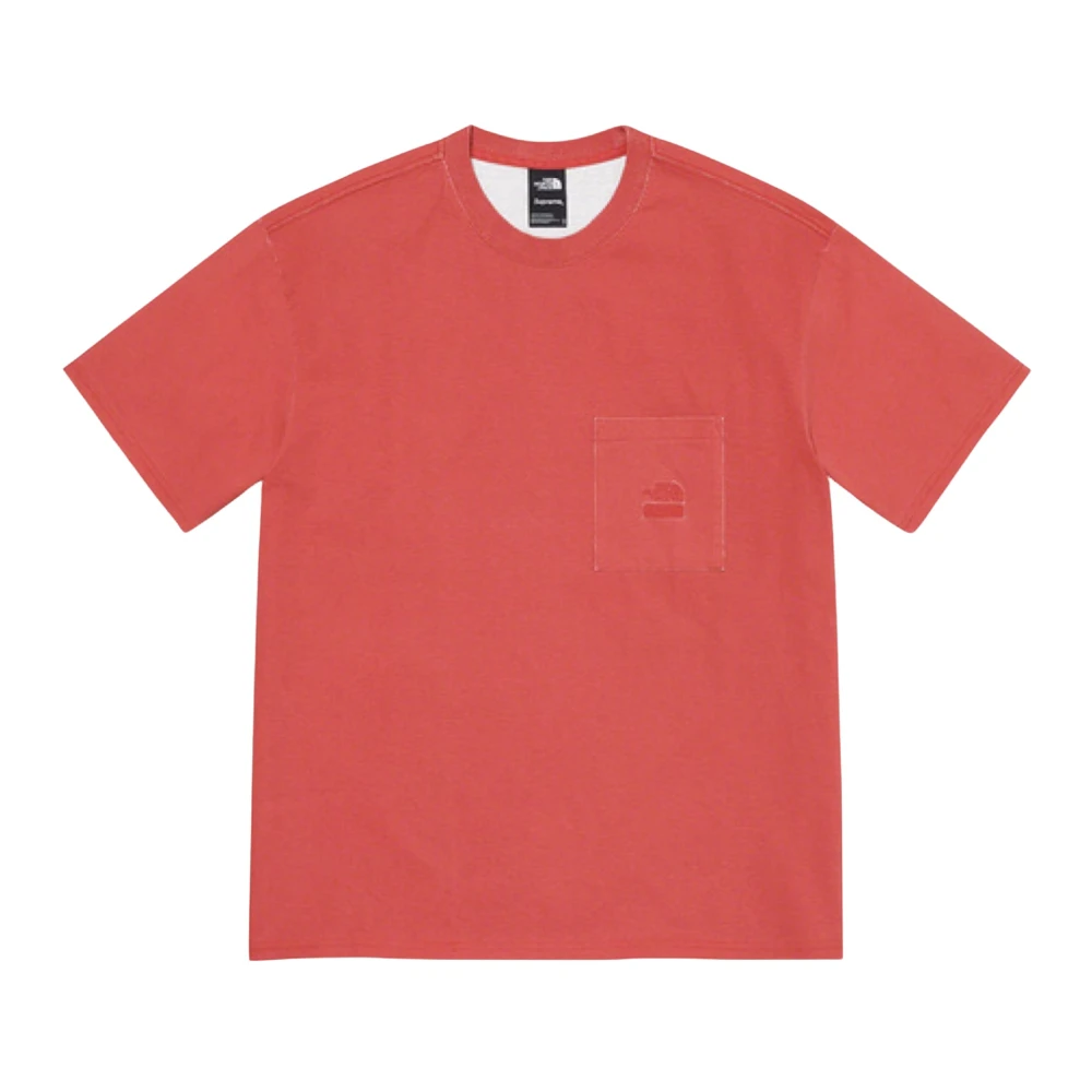 Supreme Limited Edition Pigment Gedrukte Zak T-shirt Rood Red Heren